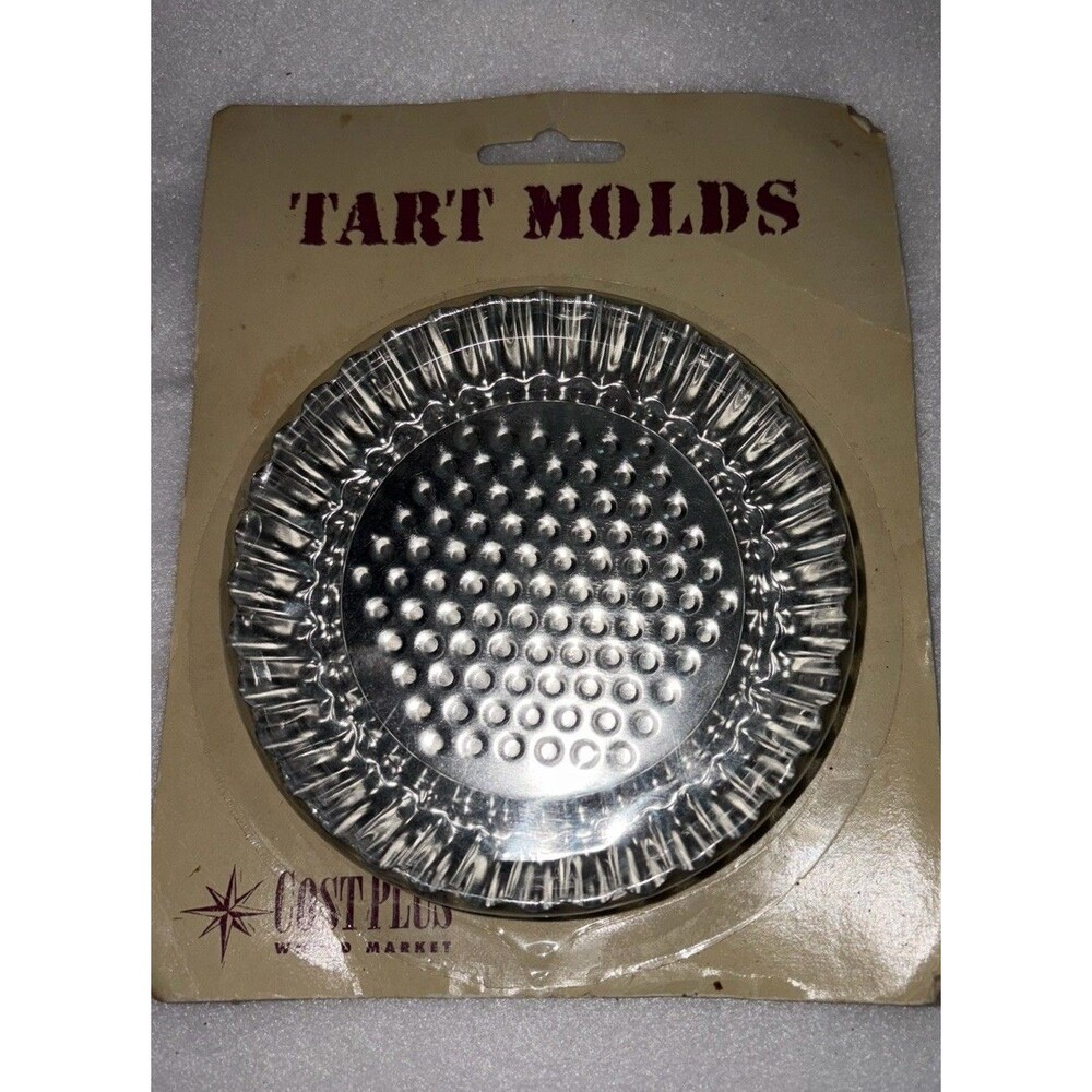 Vintage New In Box Tart Molds Set Of Four 4.5 Inches